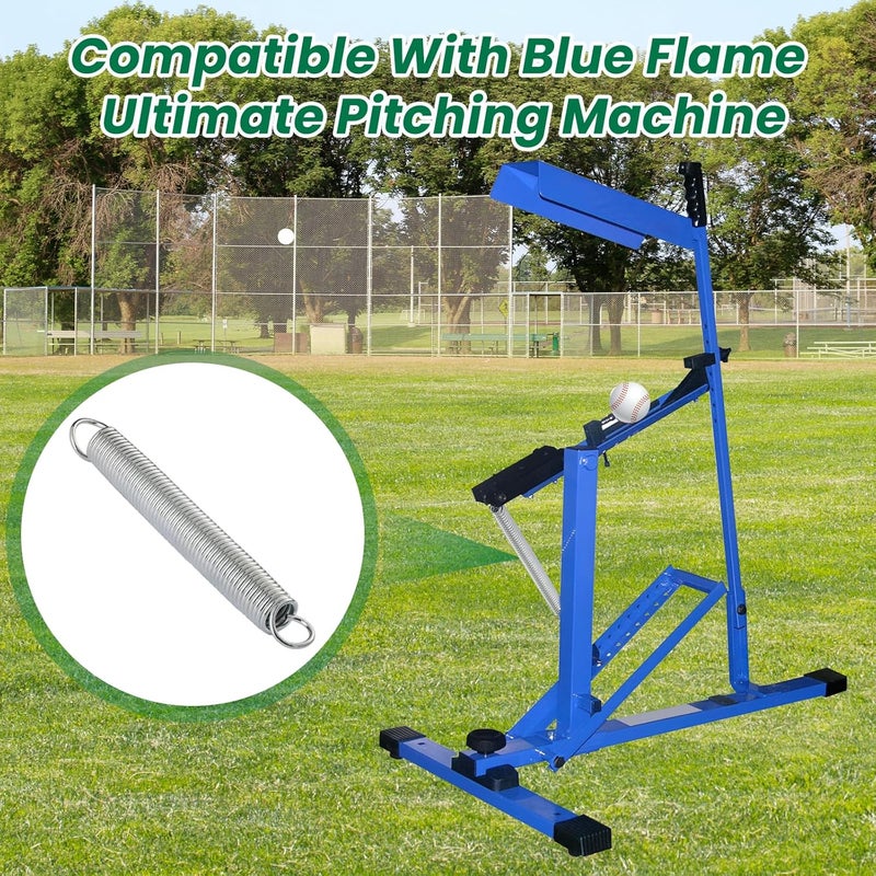 ETZ Store Power Spring Replacement Fit for Blue Flame Ultimate Pitching Machine (UPM 45 Spring) Baseball Softball Pitching Machine Springs Replacement Part (Length 8.46 in) - Image 5